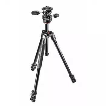 Manfrotto 290-sarja MK290XTA3-3W jalusta 3-tie-pään kanssa (musta)