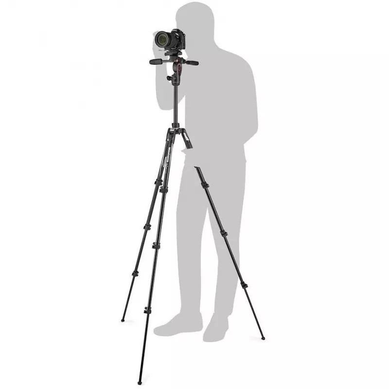 Manfrotto Befree 3W Live Lever -jalustasarja MKBFRLA4BK-3W