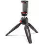 Manfrotto PIXI Smart minijalusta älypuhelintelineellä - musta