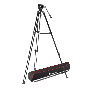 Manfrotto MVT502AM videokolmijalkasarja 500X nestepäällä
