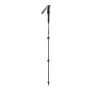 Gabel Escape Carbon Tour Lite -vaellussauvat, 59-131 cm, musta