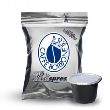 Caffè Borbone Respresso Miscela Nera -kahvikapselit 50 x 5 g Nespresso OriginalLine -järjestelmään