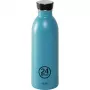 24Bottles Urban Bottle 500 ml Powder Blue ruostumaton teräs ruuvikorkki