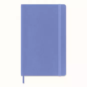Moleskine Classic muistikirja Large A5 viivoitettu hortensiansininen joustava kansi