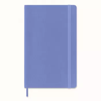 Moleskine Classic muistikirja Large A5 viivoitettu hortensiansininen joustava kansi