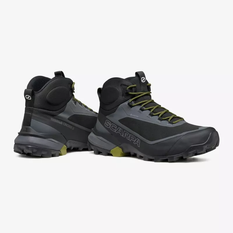 Scarpa Ribelle Cross 2 Mid GTX -vuoristokengät black olive EU 44