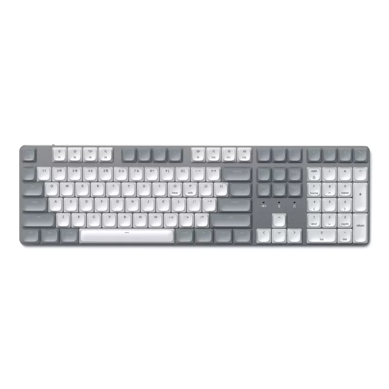 Satechi SM3 ohut mekaaninen taustavalaistu Bluetooth-näppäimistö - Space Gray