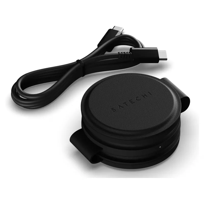 Satechi OntheGo 3-in-1 langaton laturi Qi2:lla, musta, 15W, ST-QTG31K