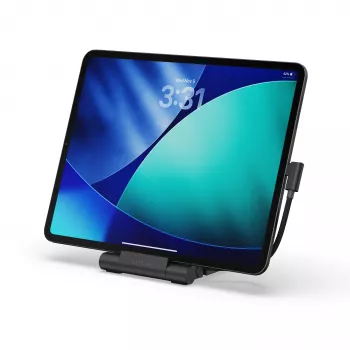 Satechi On-the-Go taitettava telakka -keskitin - USB-C 100W PD, USB-C 10 Gbps, USB-A 10 Gbps, micro/SD-kortinlukija 312 MB/s, 3.5mm liitäntä, 4K HDMI (Space Gray)
