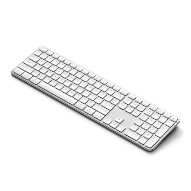Satechi Slim EX3 langaton Bluetooth-näppäimistö kolmelle laitteelle Mac/Windows-tilakytkimellä (Space Gray)