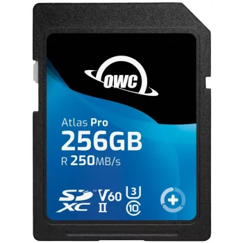 OWC Atlas Pro 256GB SDXC UHS-II V60 -mediakortti - laajennettu kapasiteetti SD (SDXC)