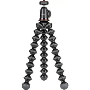 Joby GorillaPod 1K -paketti joustava jalusta kuulapäällä, musta/harmaa