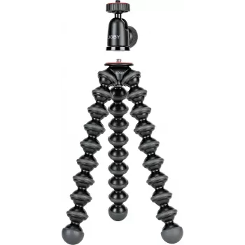 Joby GorillaPod 1K -paketti joustava jalusta kuulapäällä, musta/harmaa