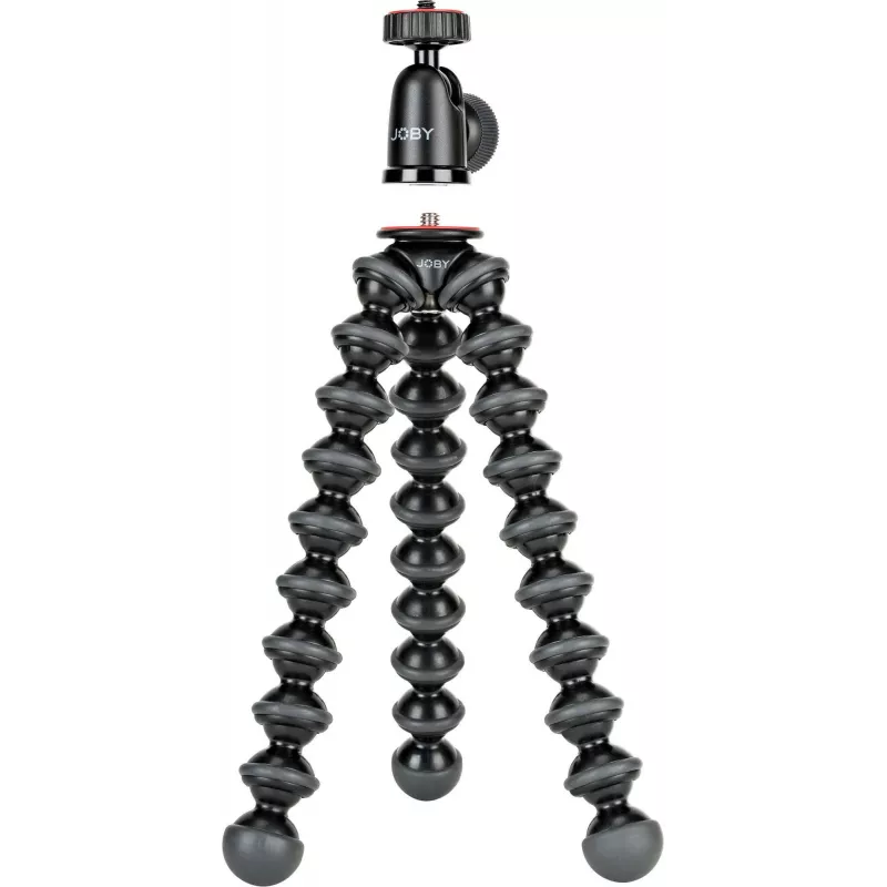 Joby GorillaPod 1K -paketti joustava jalusta kuulapäällä, musta/harmaa