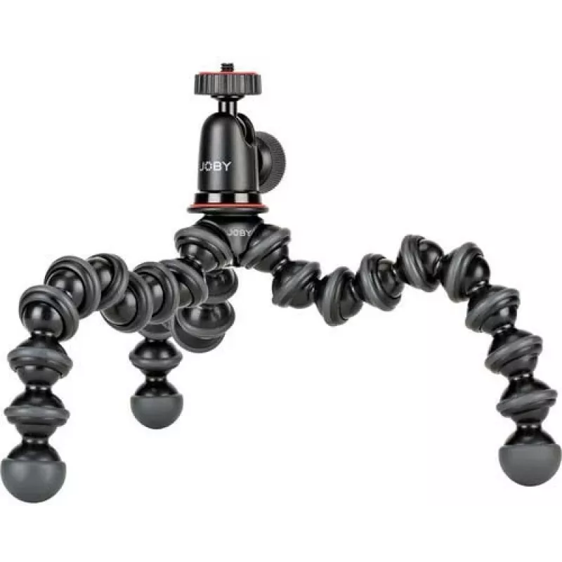 Joby GorillaPod 1K -paketti joustava jalusta kuulapäällä, musta/harmaa