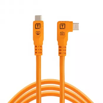 Tether Tools TetherPro USB-C Optima 10G kulmaliitin oranssi 3 m