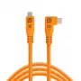 Tether Tools TetherPro USB-C Optima 10G kulmaliitin oranssi 3 m