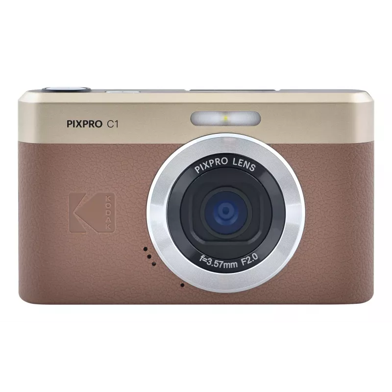 Kodak PixPro C1 digikamera ruskea + 16GB muistikortti