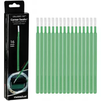 Visible Dust MXD Swabs Corner Green - 12 kpl:n pakkaus APS-C-kennon puhdistukseen