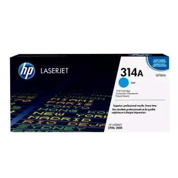 HP 314A alkuperäinen värikasetti syaani Q7561A Color LaserJet 2700, 3000 -sarjaan