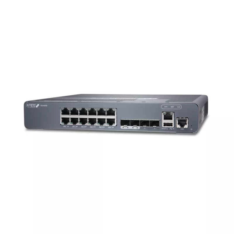 Juniper EX Series EX4000-12T kytkin - L3 hallittava - 12 porttia Gigabit PoE+