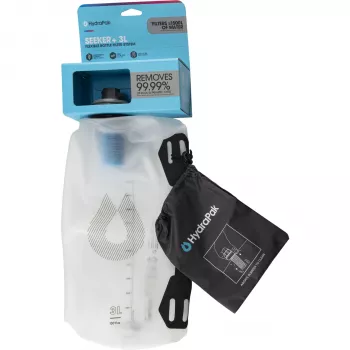 HydraPak Seeker 3L juomarakko suodattimella läpinäkyvä