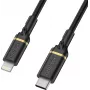 OtterBox Standard USB-C – Lightning -kaapeli 1 m Black Shimmer MFi-sertifioitu 60 W PD