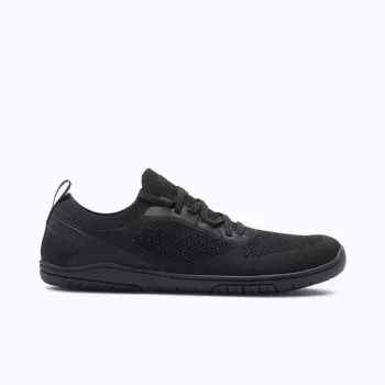 Naisten kengät juoksuun Xero Shoes Nexus Knit - musta, Zero Drop, paljasjalkahenkinen