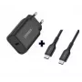 OtterBox EU -seinälaturi USB-C 30W USB-C–USB-C-kaapelilla paketti