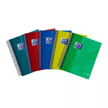Oxford College Block European Book Touch A6 ruudullinen 120 arkkia 90 g/m² Optik Paper