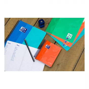Oxford College Block European Book Touch A6 ruudullinen 120 arkkia 90 g/m² Optik Paper