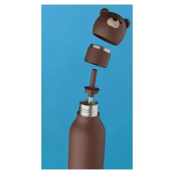 Asobu Bestie Brown Bear 460 ml lasten eristepullo