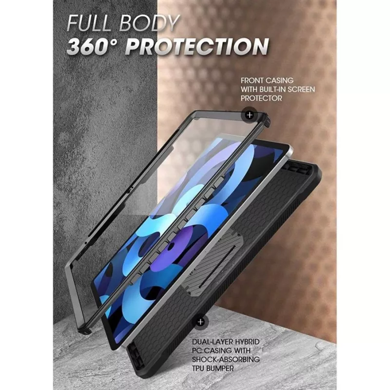 Supcase Unicorn Beetle Pro iPad 11 2025/ 10.9 2022 musta