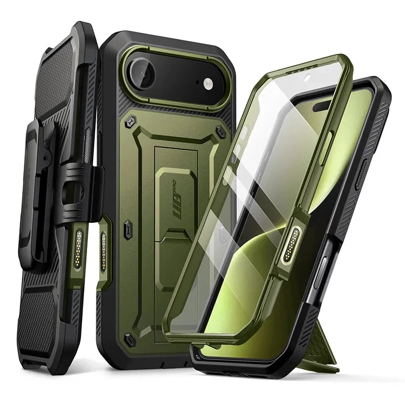 SUPCASE Unicorn Beetle PRO jykevä kotelo Apple iPhone Air, tummanvihreä (Guldan)