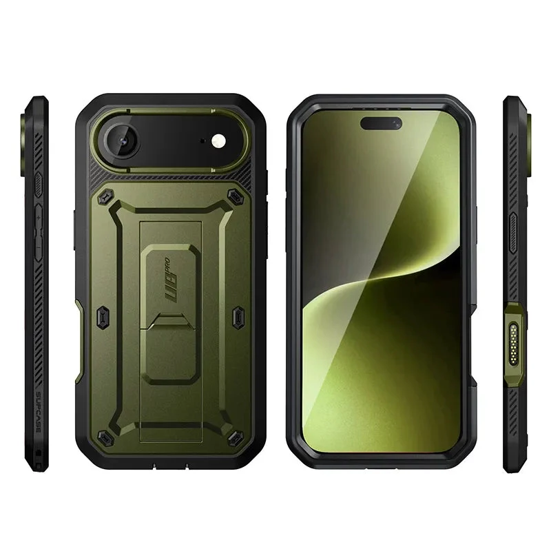 SUPCASE Unicorn Beetle PRO jykevä kotelo Apple iPhone Air, tummanvihreä (Guldan)