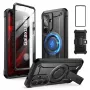 Supcase Unicorn Beetle Pro Mag MagSafe 2-osainen sarja Galaxy S26 musta