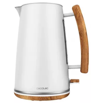 Cecotec Thermosense 400 White Woody sähkökäyttöinen vedenkeitin