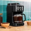 Cecotec Coffee 66 Grind & Drop suodatinkahvinkeitin kartiomaisella myllyllä, 1,2 l, 900 W, musta