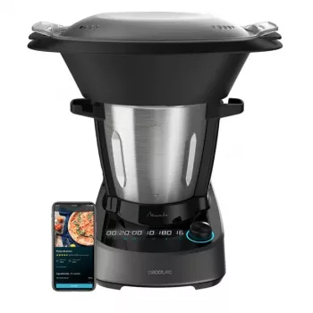 Cecotec Mambo 11090 monitoiminen keittiökone, 1700 W, 3,3 L, ruostumaton teräs, Wi-Fi