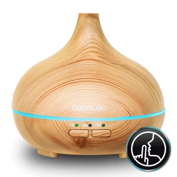 Cecotec Pure Aroma 150 Yang -ultraäänituoksudiffuusori, 150 ml, 7-värinen LED, puuefekti