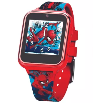 KIDS Spider-Man elektroninen LCD-kello lapsille peleillä ja kameralla SPD4588J