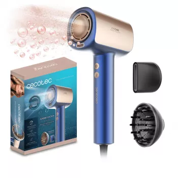 Cecotec DryGlam Nano Plasma hiustenkuivaaja 2200W sininen