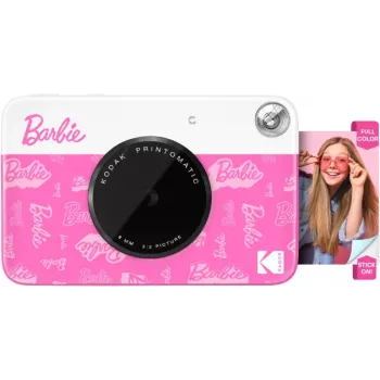 KODAK Printomatic Barbie Edition digitaalinen pikakamera 5MP + 5 arkkia ZINK-valokuvapaperia pinkki