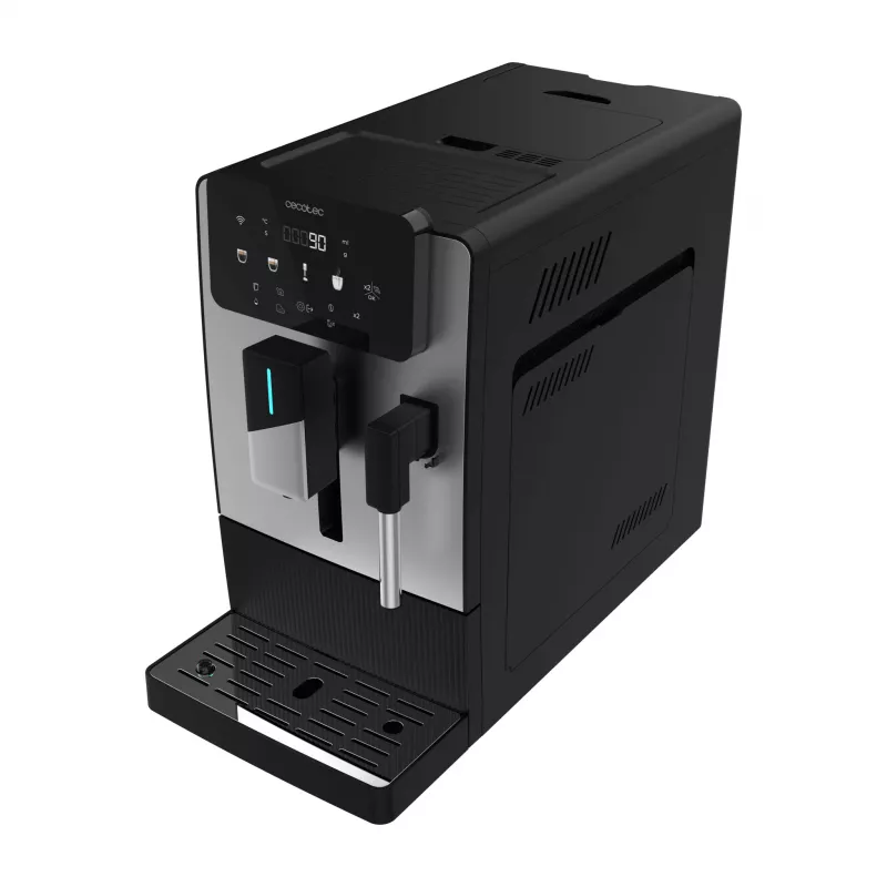 Cecotec Cremmaet Steam puoliautomaattinen espressokeitin, 20 bar, 1100 W, 1,5 l, musta/hopea