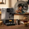 Cecotec Cremmaet Steam puoliautomaattinen espressokeitin, 20 bar, 1100 W, 1,5 l, musta/hopea