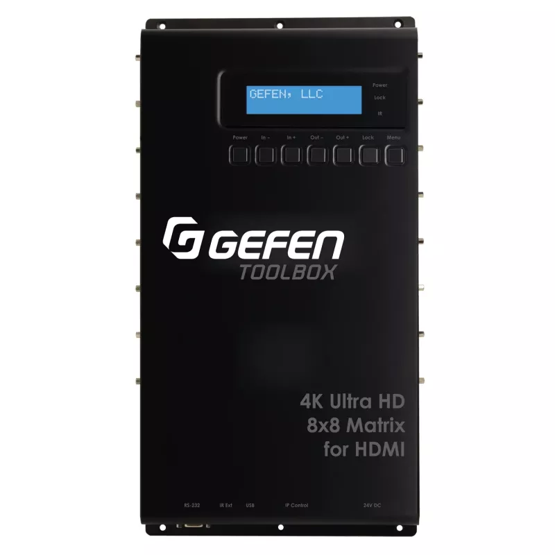 Gefen GefenToolBox 6x2 -matriisi HDMI 4Kx2K:lle - video/äänikytkin