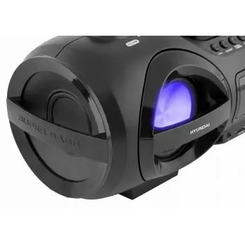 Hyundai TRC985BT kannettava CD-boombox Bluetoothilla, FM/AM-radiolla, MP3/USB-toistolla, musta
