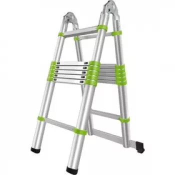FIELDMANN teleskooppitikkaat FZZ 4006 - 3,8 m, 13 puolaa, 150 kg kantavuus, alumiiniseos