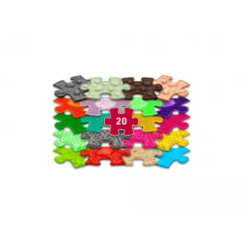 Muffik Sensory Ortopedinen mattosarja 20-in-1 Mini palapeli 20x sensoriset matot MFK-051