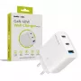Mobile Origin 40W GaN laturi MO13 valkoinen 1x USB-A + 2x USB-C